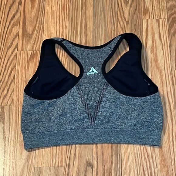 Reebok Sport Bra, pull-on style, grey, Medium - Picture 4 of 6